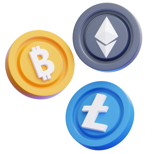 Múltiples criptomonedas disponibles